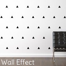 Triangle Wall Decal - Black
